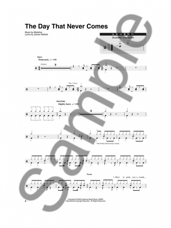 Drum Play-Along Volume 48: Metallica 1991-2016