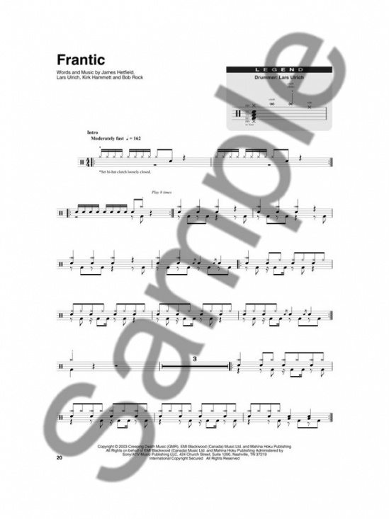 Drum Play-Along Volume 48: Metallica 1991-2016