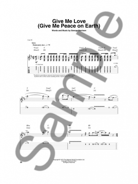 Guitar Play-Along Volume 142: George Harrison