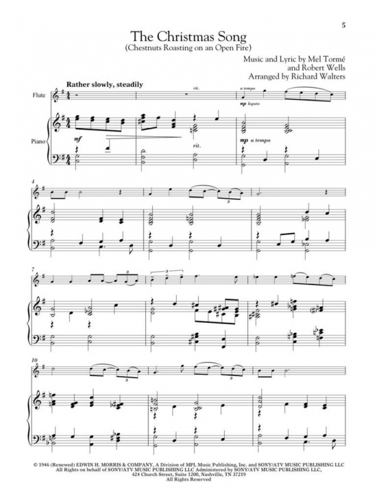 Christmas Songs for Classical Players flöjt och piano