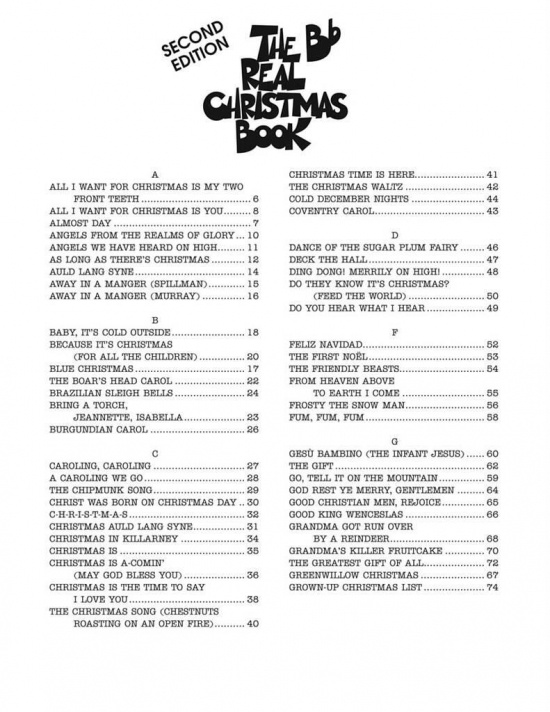 The Real Christmas Book (2:nd edition) Bb Instruments