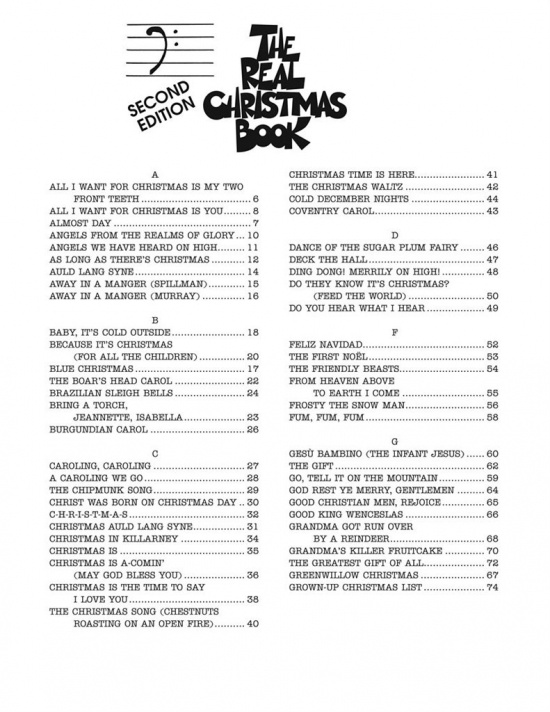 The Real Christmas Book (2:nd edition) Basklav