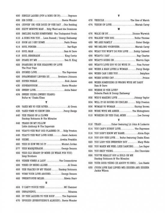 The Real R&B Book C Instruments