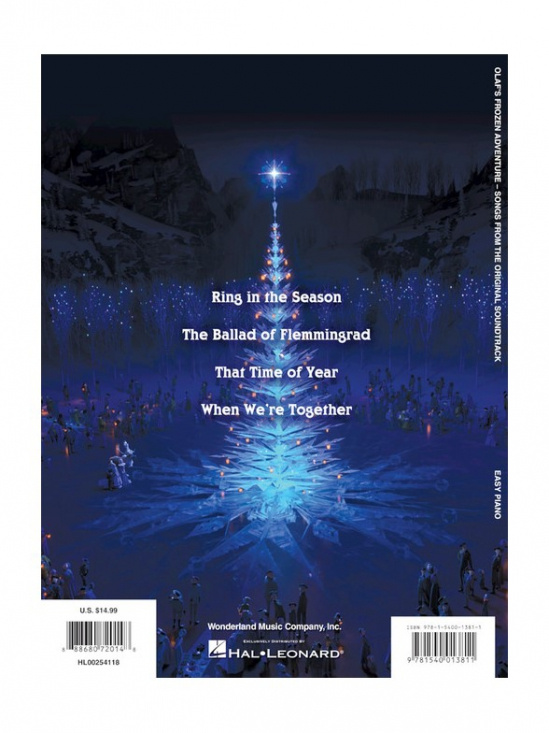 Olaf´s Frozen Adventure Easy Piano