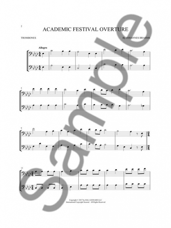 Classical Themes For Two Trombones