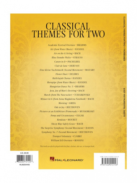 Classical Themes For Two Trombones