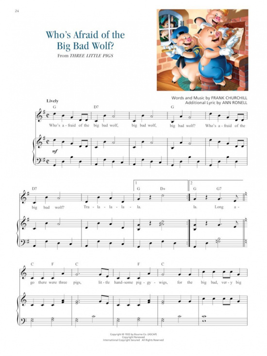 The Illustrated Treasury of Disney Songs - 7th Edition