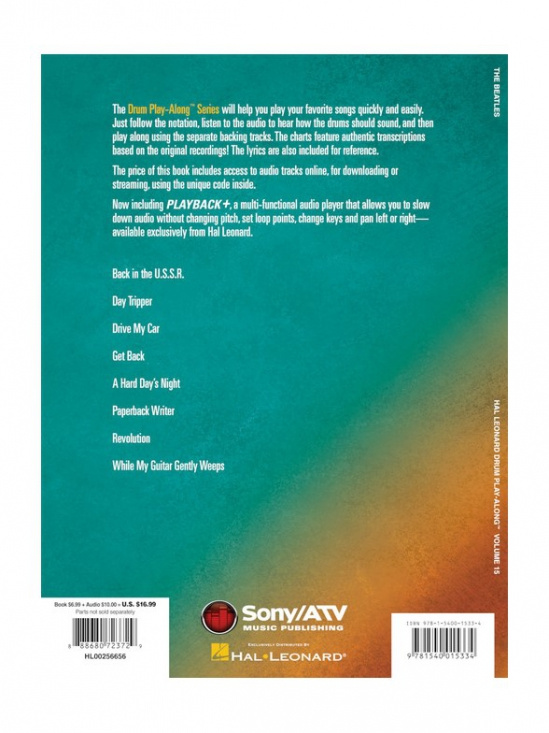 Drum Play-Along Volume 15: The Beatles