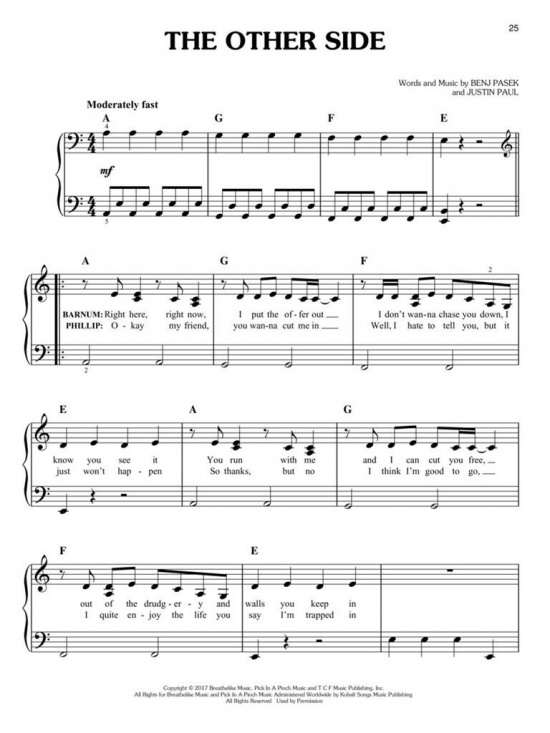 The Greatest Showman - Easy Piano