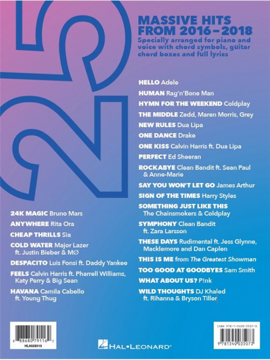 Best Of Pop 2016-2018 PVG