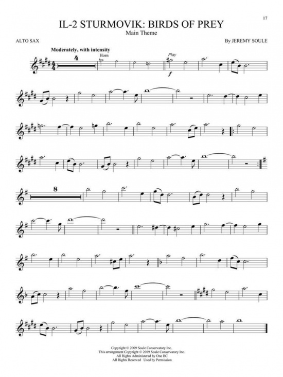 Video Game Music for Alto Sax