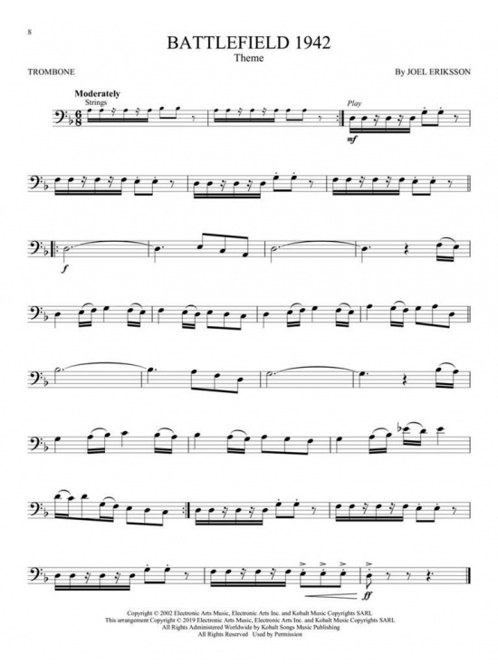 Video Game Music for Trombone