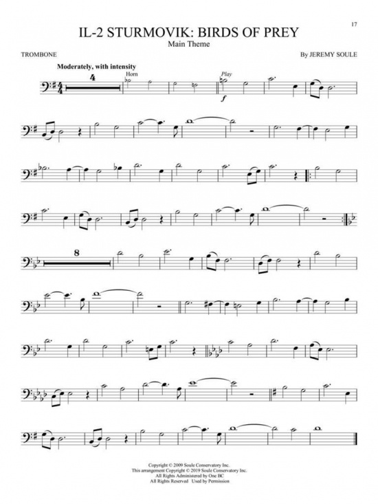 Video Game Music for Trombone