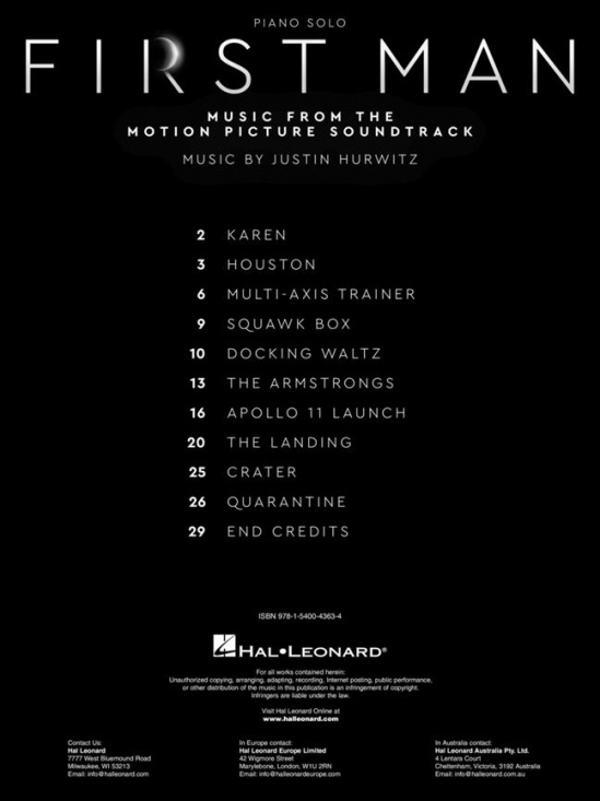 First Man - Music From The Motion Picture Soundtrack