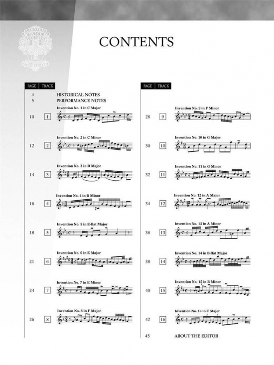 Bach: J.S. Bach Two-Part inventions