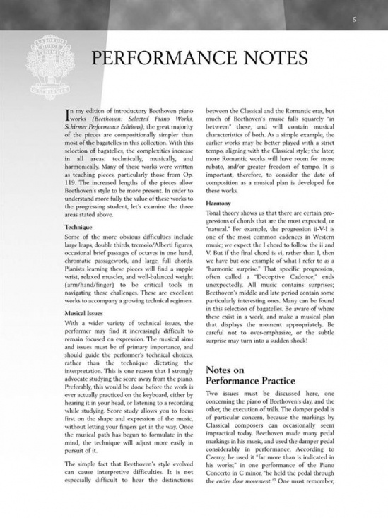 Beethoven Für Elise and other bagatelles