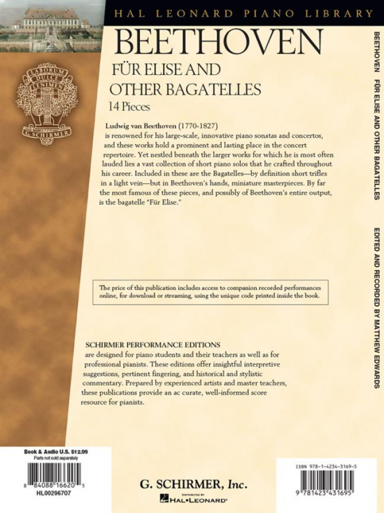 Beethoven Für Elise and other bagatelles