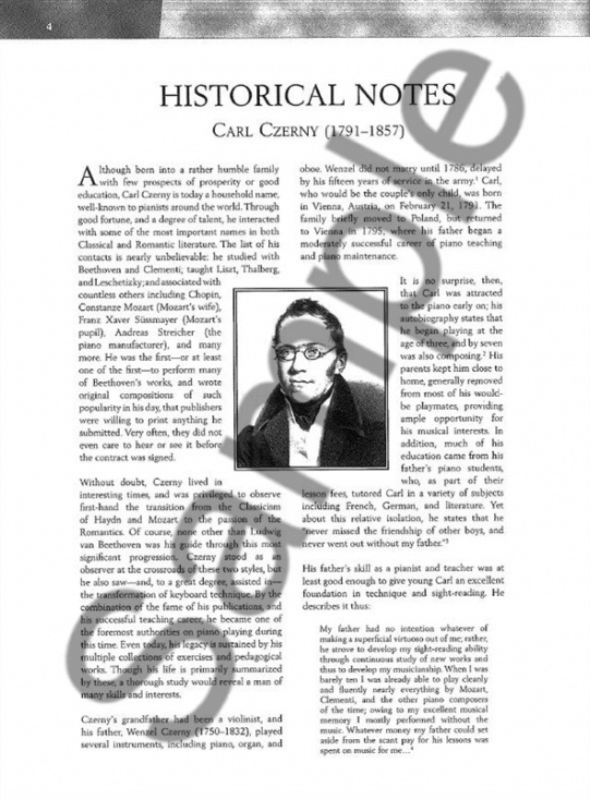 Carl Czerny: The School Of Velocity