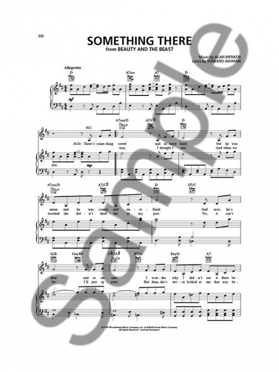 Contemporary Disney 50 favorite songs PVG