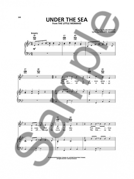 Contemporary Disney 50 favorite songs PVG