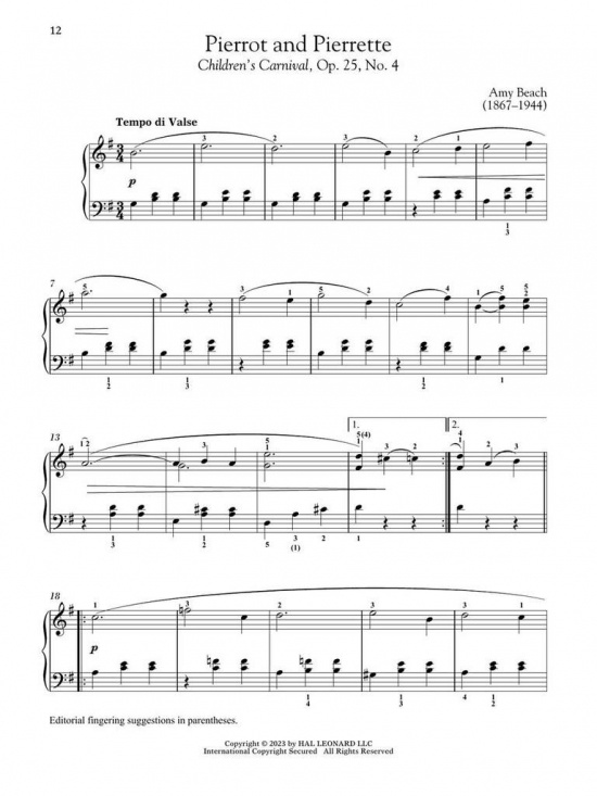 Piano Music by Women Composers: Book 1