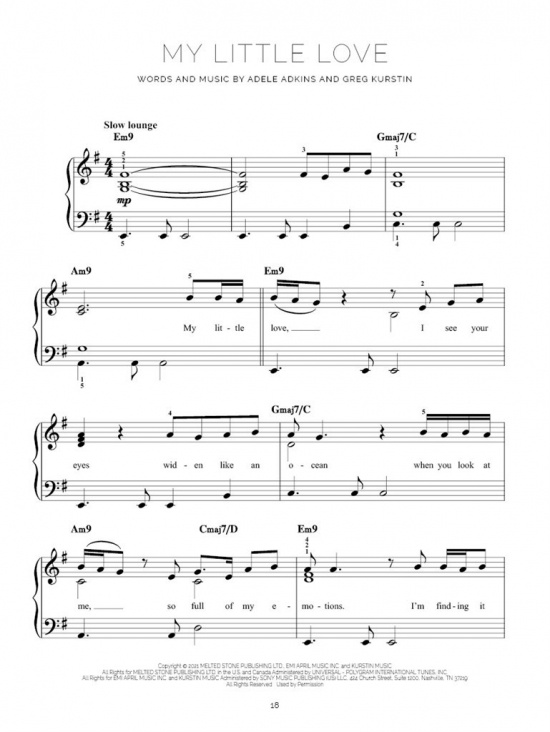 Adele - 30 Easy Piano