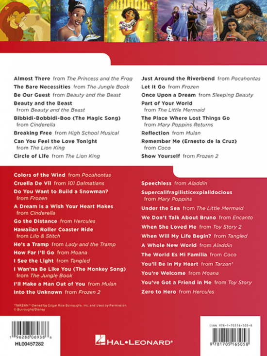 Really Easy Piano 40 Disney Songs