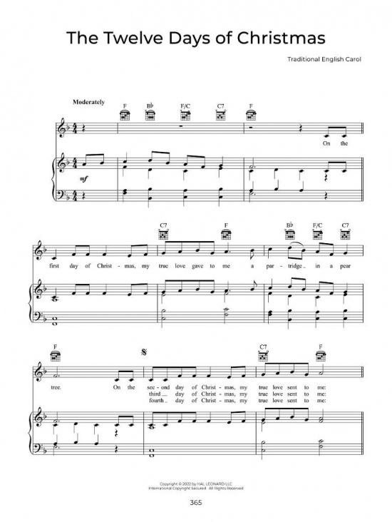 Christmas Sheet Music Anthology PVG