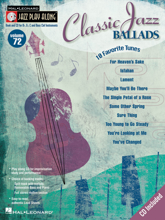 Jazz Play Along vol 72: Classic Jazz Ballads