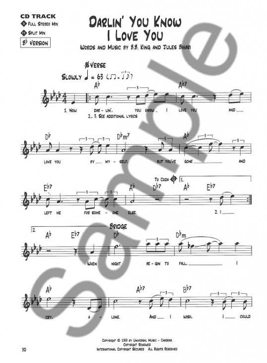 Blues Play-Along Volume 15: Blues Ballads