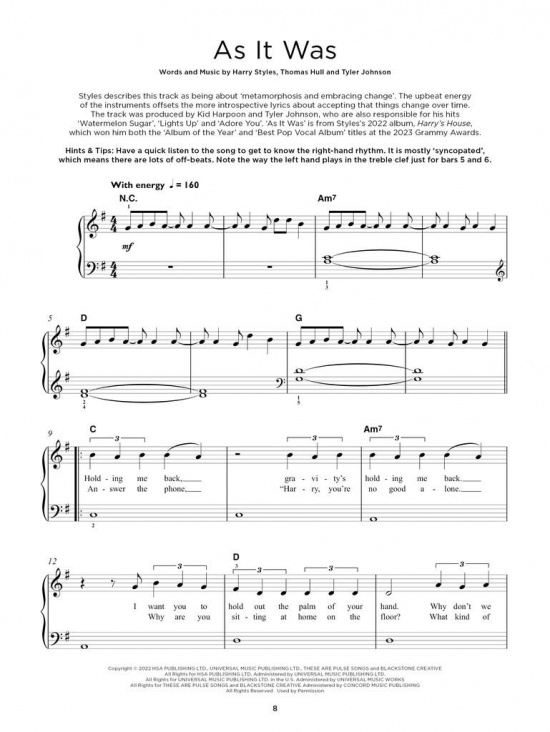 Really Easy Piano: Chart Hits of 2022-2023