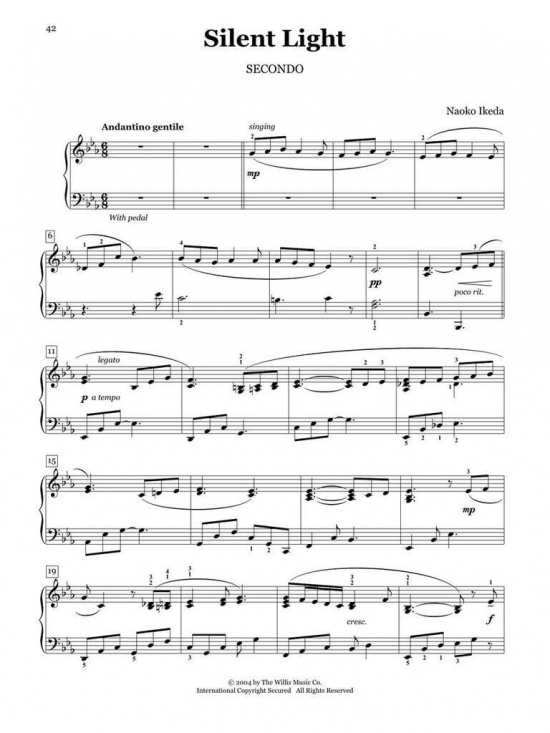 The Naoko Ikeda Duet Collection Fyrhändigt piano