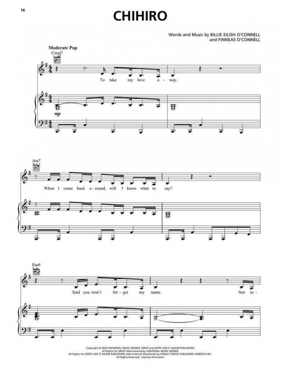 Billie Eilish - Hit Me Hard and Soft (PVG)