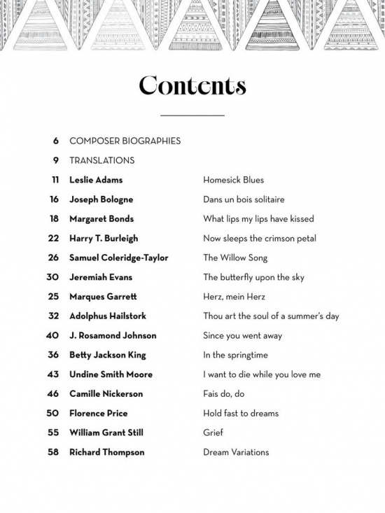 Black Composers in Art Song