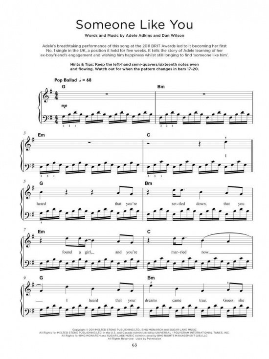 Really Easy Piano: 40 of the Most Beautiful Songs Ever