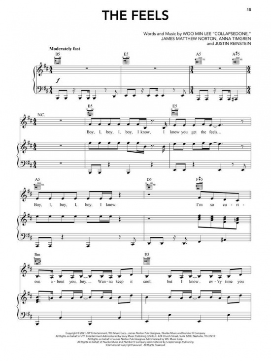 K-pop Sheet Music Collection (PVG)
