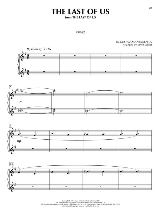 Video Game Music for Piano Duet