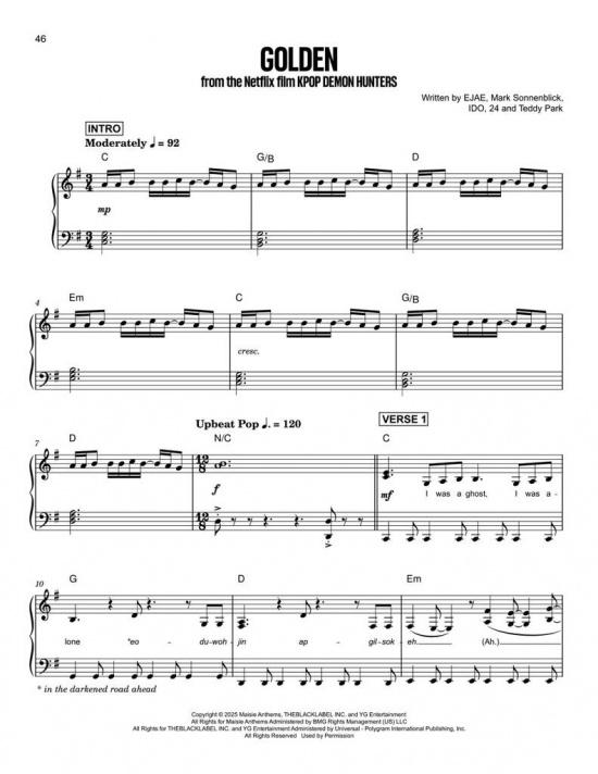  2025-2026 Music Awards (PVG)