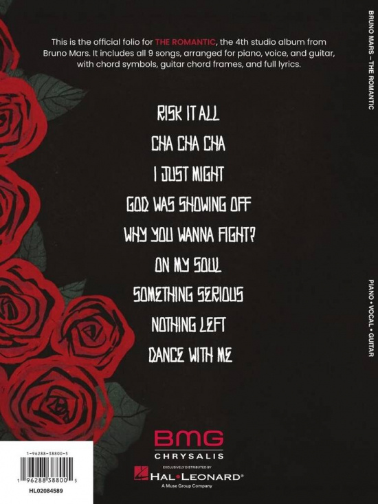 Bruno Mars - The Romantic (PVG)
