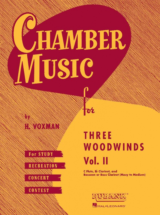 Voxman: Chamber music for three woodwinds Vol 2 fl+ob+kl