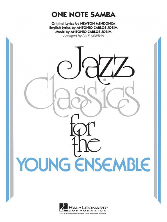 Jobim: One Note Samba for Jazz Ensemble grade 3
