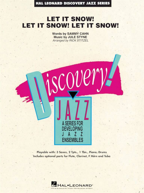 Styne: Let It Snow! Let It Snow! Let It Snow! for Jazz Ensemble grade 1.5