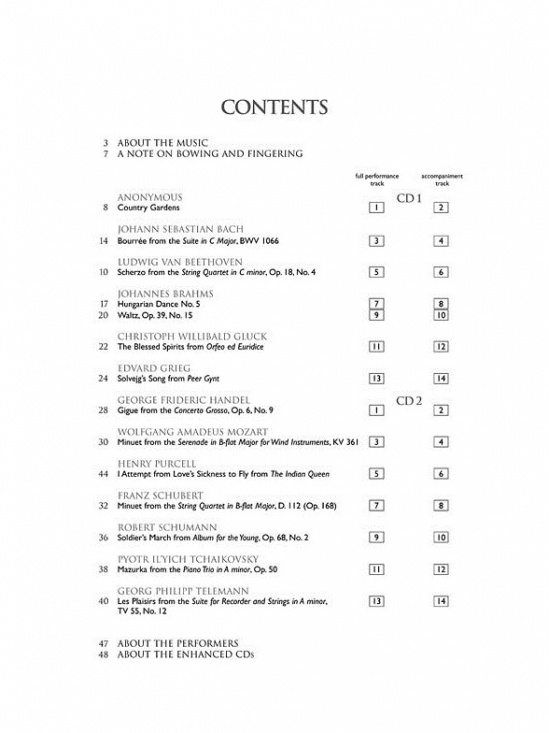 The Violin Collection: Easy To Intermediate Level