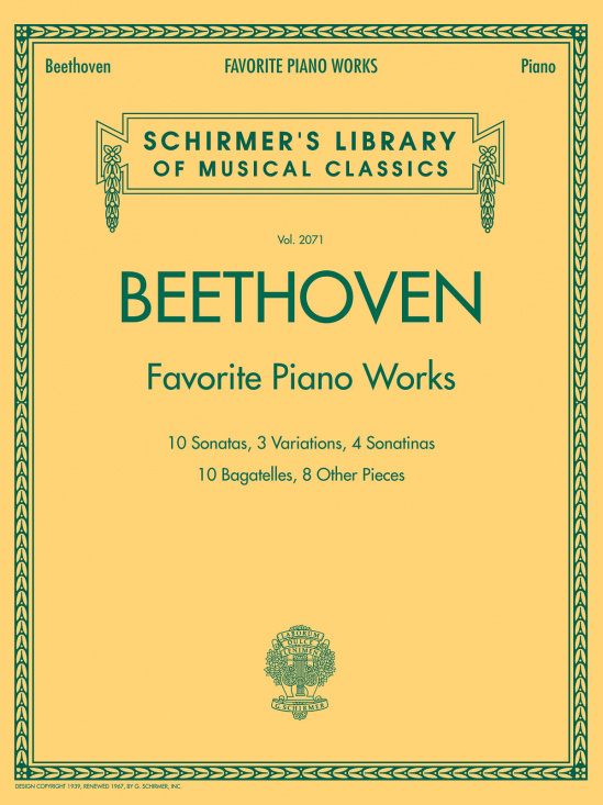 Beethoven Favourite Piano Works
