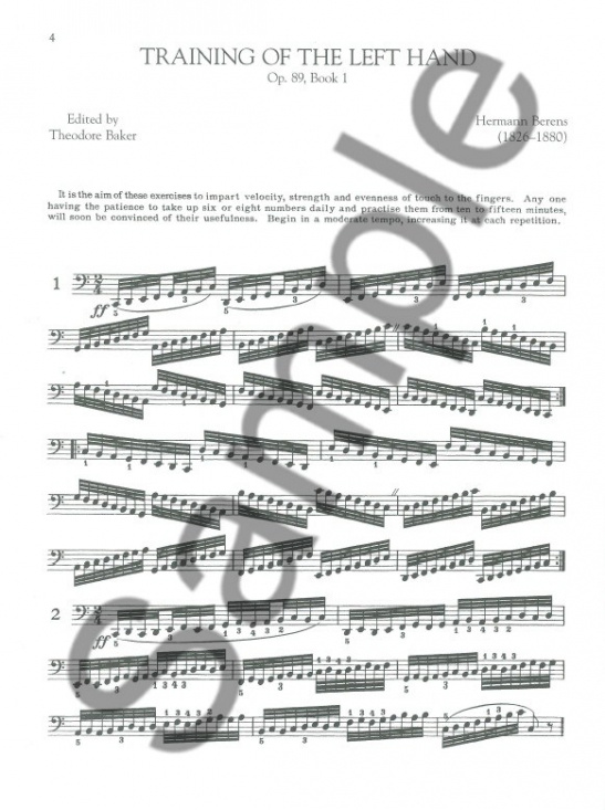 Scales And Finger Exercises