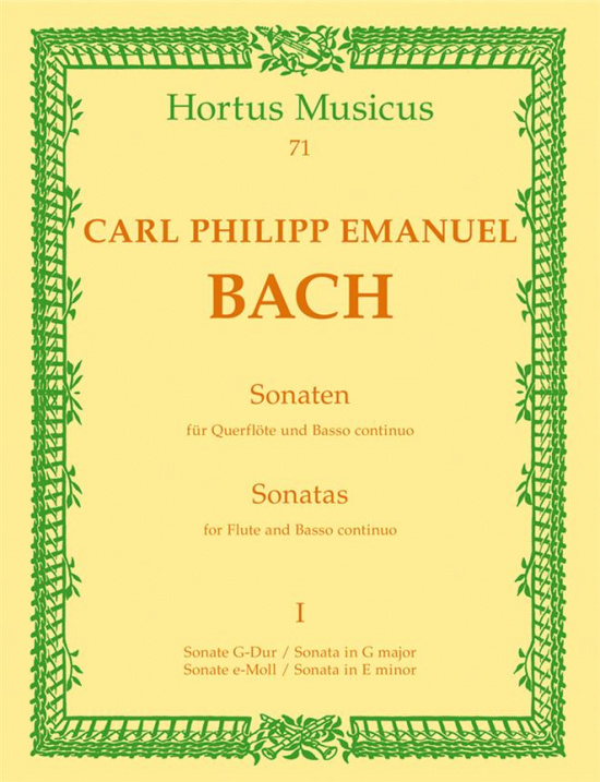 Bach  CPE: Sonaten 1 /Fl+bc