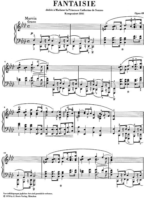 Chopin: Fantasie f-moll opus 49