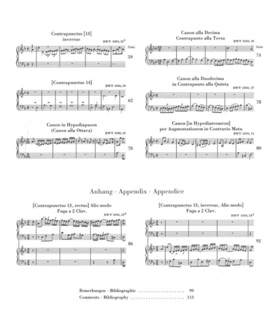 Bach: Die Kunst der Fuge BWV 1080