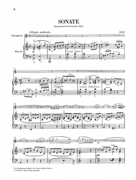 Schubert: Arpeggionesonate D 821 för viola