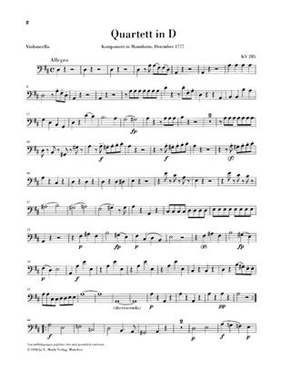 Mozart: Flöjtkvartetter Flöjt+Stråkstämmor